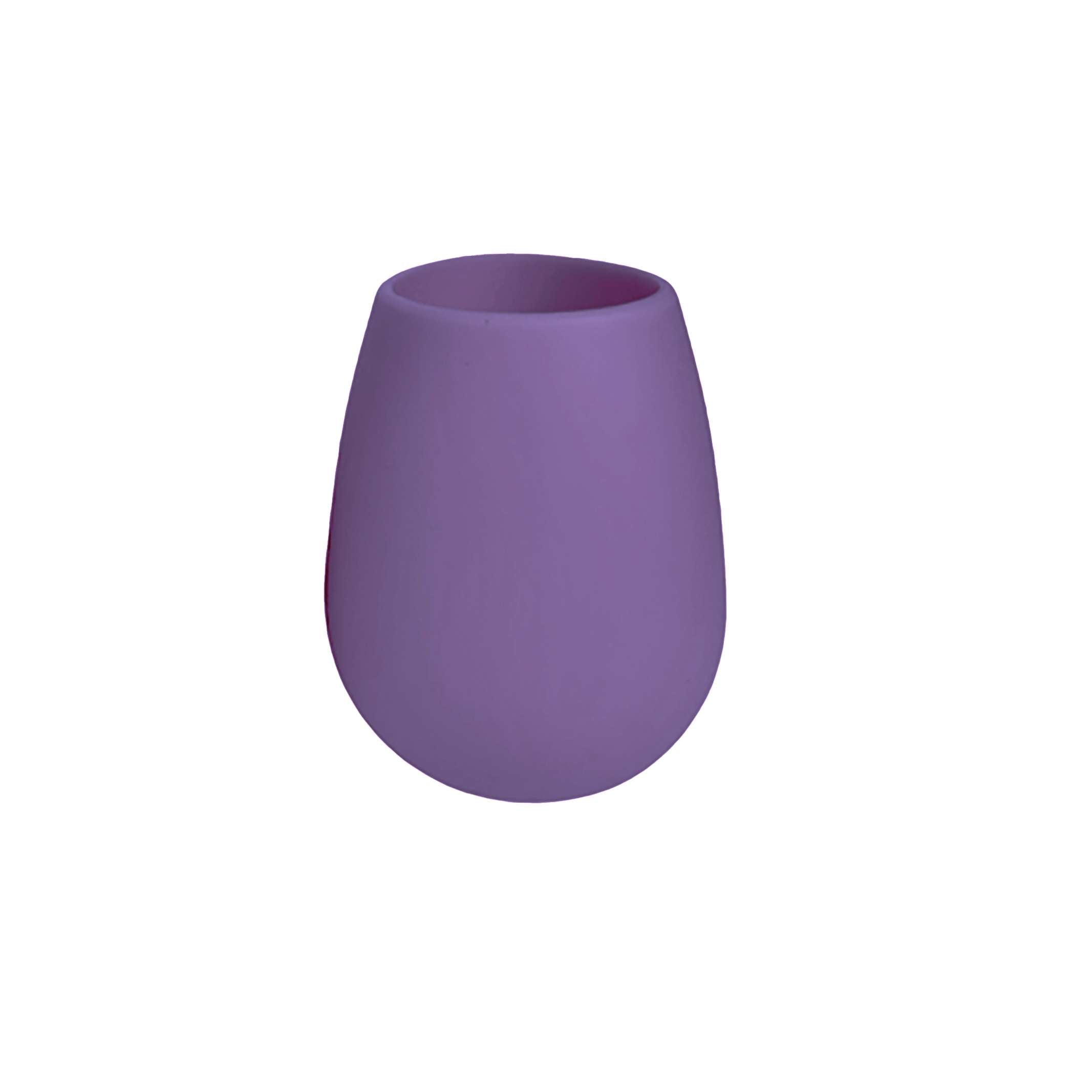 PORTER GREEN – FEGG WATER GLASSES 350ML IN SILICONE - Violette